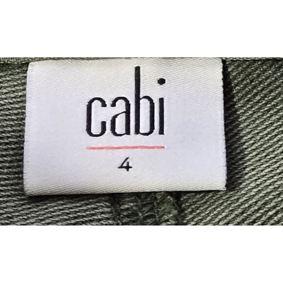 Cabi The Quest Olive Green Cargo Skinny Ankle Stretch Pants 5315 Women's Size 4 - Picture 6 of 6